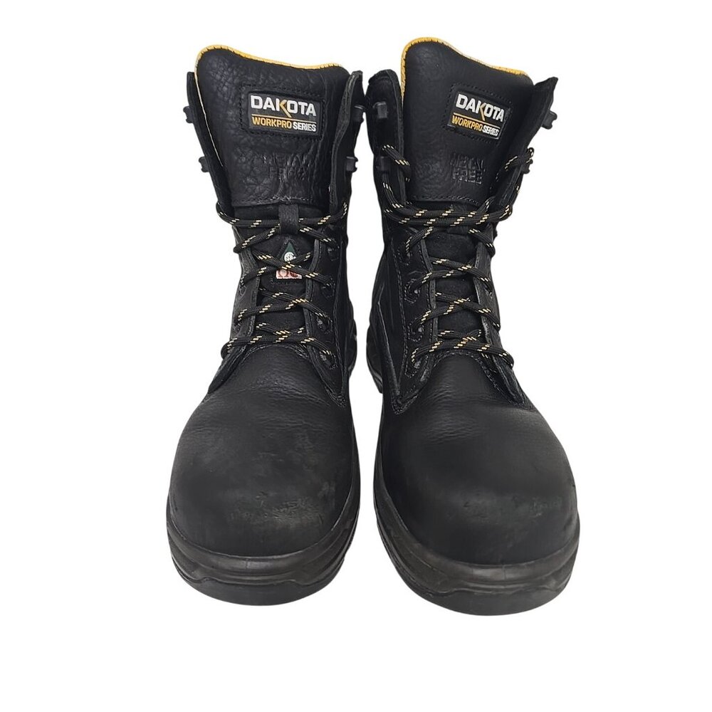 Dakota Men's 8100 8" Composite Toe Insulated Work Boot Black Size 9M - Picture 6 of 8